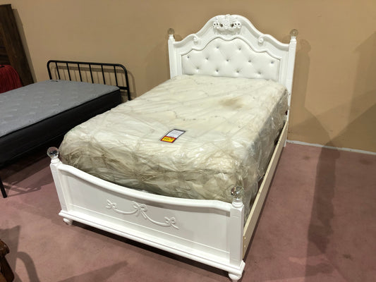 White Full Bed