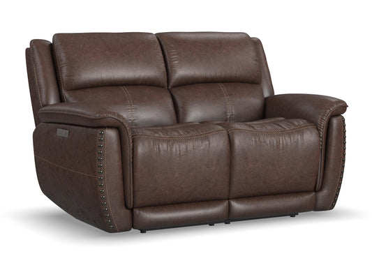 Beau Power Reclining Loveseat with Power Headrests