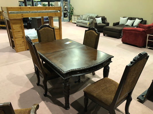 Cherry Dining Table and 5 Chairs