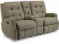 Devon Power Reclining Loveseat with Console and Power Headrests