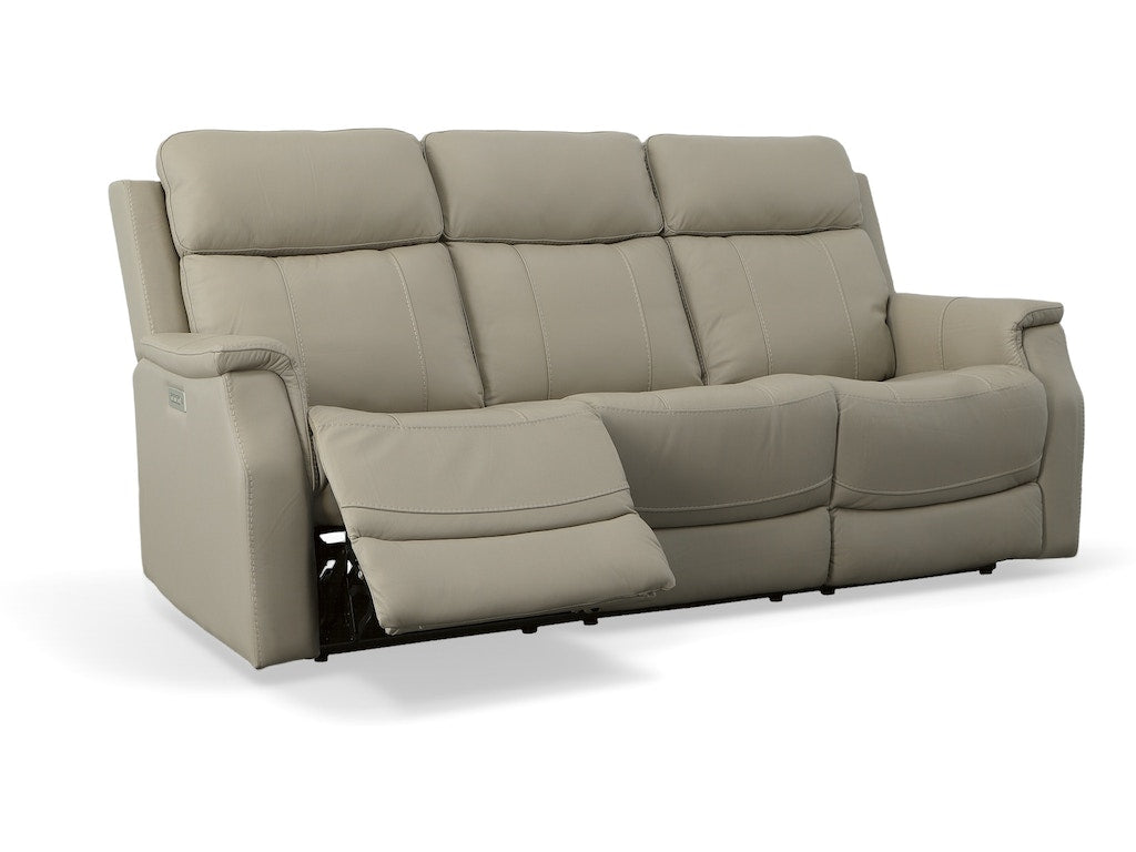 Easton Power Reclining Sofa with Power Headrests and Lumbar