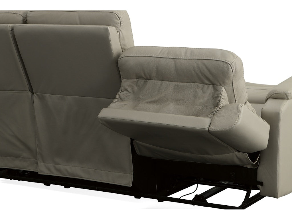 Easton Power Reclining Sofa with Power Headrests and Lumbar
