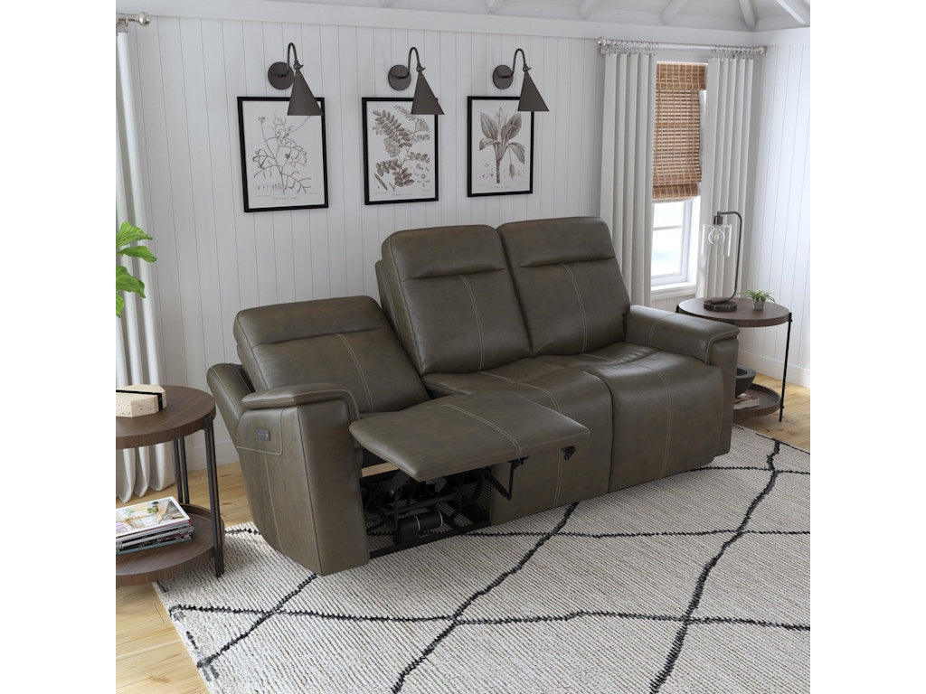 Odell Power Reclining Sofa with Power Headrests and Lumbar
