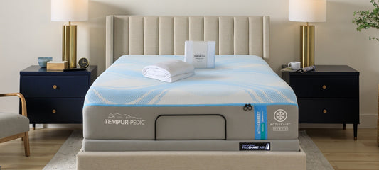 TEMPUR-ActiveBreeze® Sleep Bundle White - Split CA King