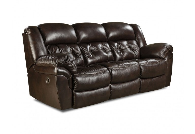 Clanton Leather Reclining Sofa