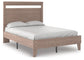 Flannia Full Panel Platform Bed with 2 Nightstands