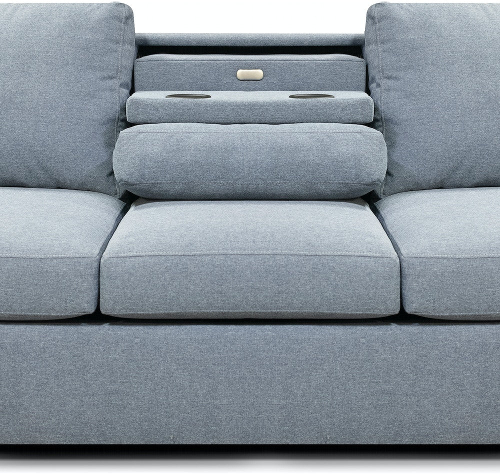 2650-91 Ailor Sofa with Drop Down Tray