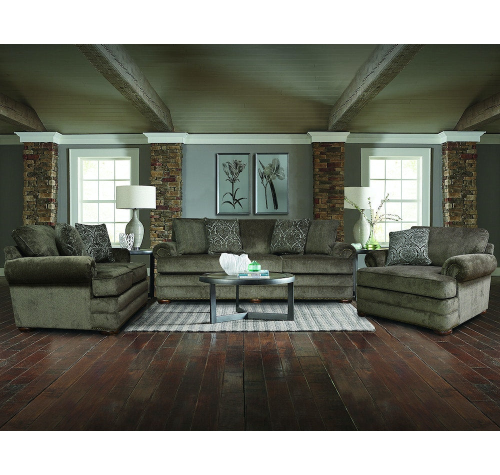 6M06N Knox Loveseat with Nails