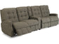Devon Power Reclining Sectional with Power Headrests