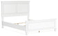Fortman Queen Panel Bed with Mirrored Dresser and Chest