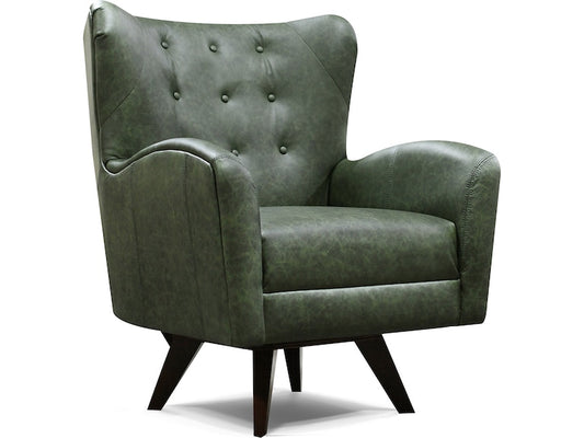 8C069AL Harlow Leather Swivel Chair